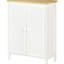 Armoire de rangement à 2 portes réglables à 2 portes, blanc pour divers espaces de vie Armoire avec tablettes, porte, blanc, pièces