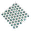 Weaved Hexagon Glass Mosaic Tile-61171661