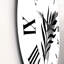 Abstrait tropical feuille I - horloge murale moderne-60329216