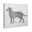 « rustique dog love », impression sur toile tendue-66597869
