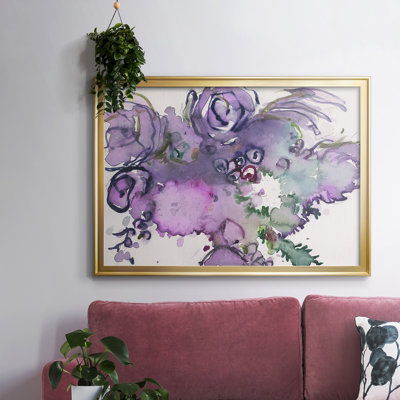 Lavande florale Splendor II, toile tendue avec châssis