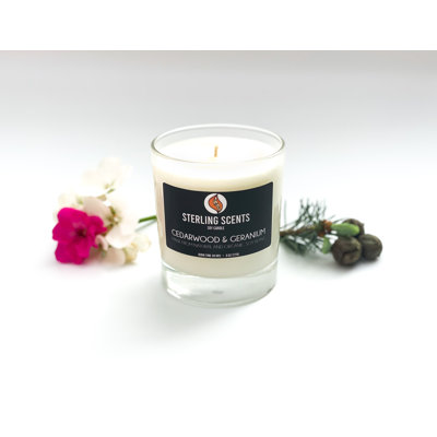 Glass Jar Candle with Holder