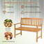 Aabia Solid Wood Acacia Outdoor Bench