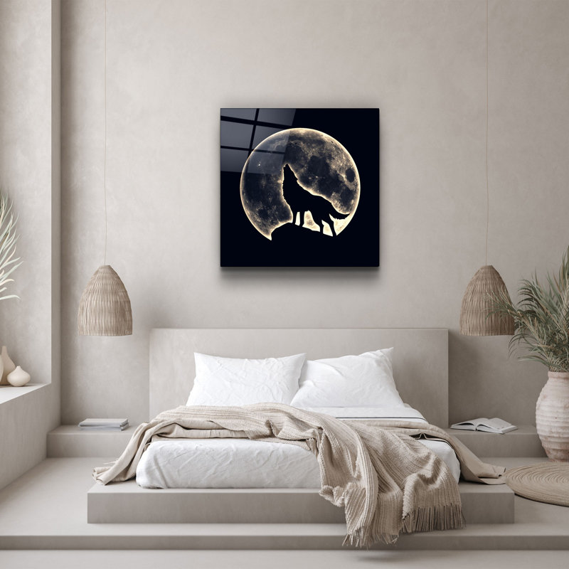 Stunning Decorative Tempered Glass Painting, 19.7 x 19.7 Inches | 100% Tempered Glass, Thickness: 0.16 Inches | UV Printing for Vibrant Colors | Perfect for Home Décor, Living Room or Office Wall Art