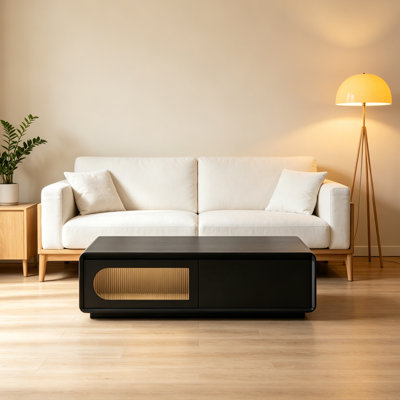 Table basse de luxe avec rangement moderne