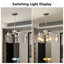 Lustre moderne 6 lumières à abat-jour-1998334205-1998334179-1998334204