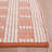 Vermont 951 Flatweave Wool/Cotton Geometric Rug in Orange/Ivory-1734536916