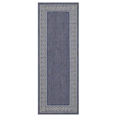 Tapis intérieur / extérieur bleu Sunshine