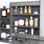 Ahmier Dressing Table with Sliding Mirror-499666636