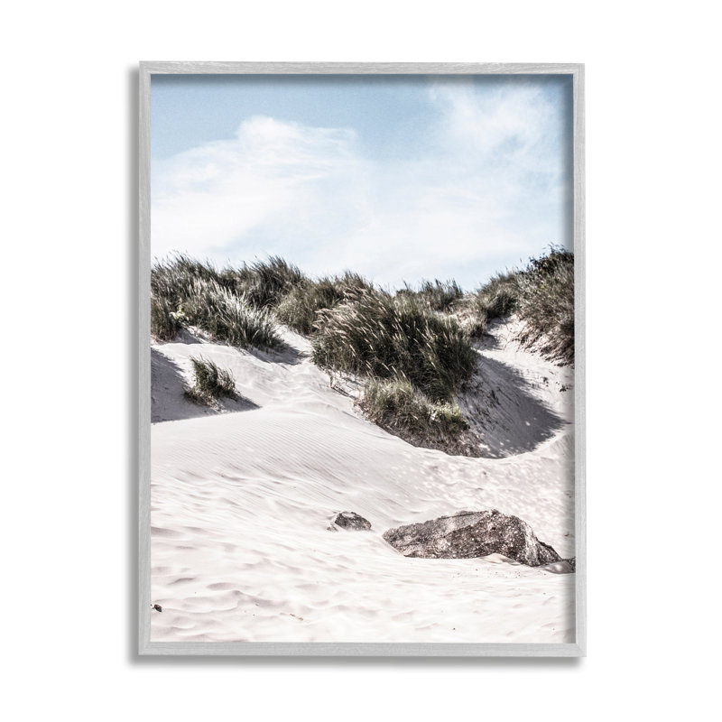  Summer Sand Dunes par Incado, H 14 po x l 11 po x P 1,5 po, Estampe numérique Farmhouse