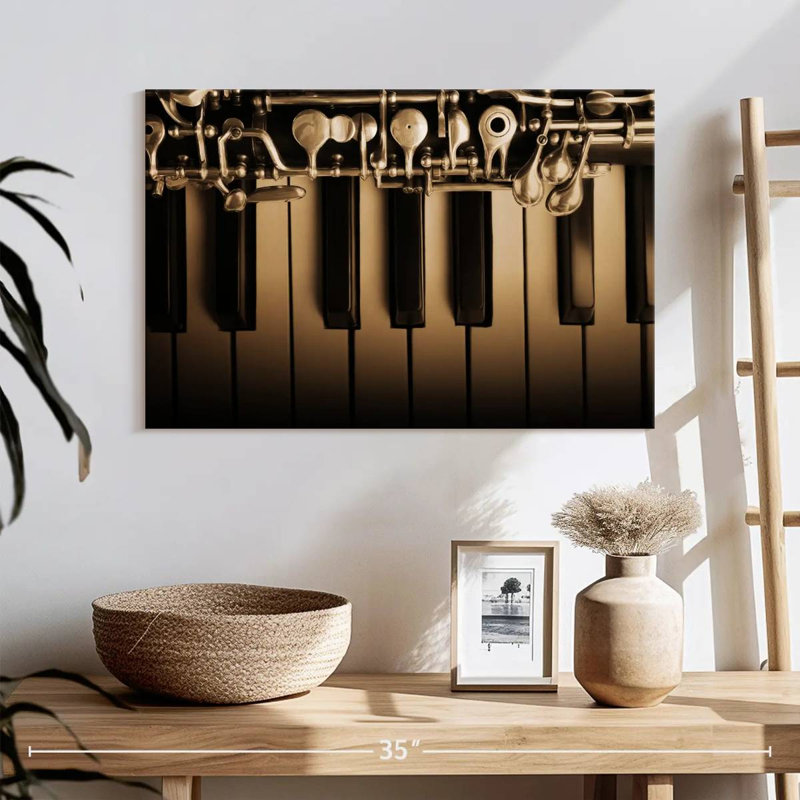 Abarca hautbois et piano, H 16 po x l 24 po