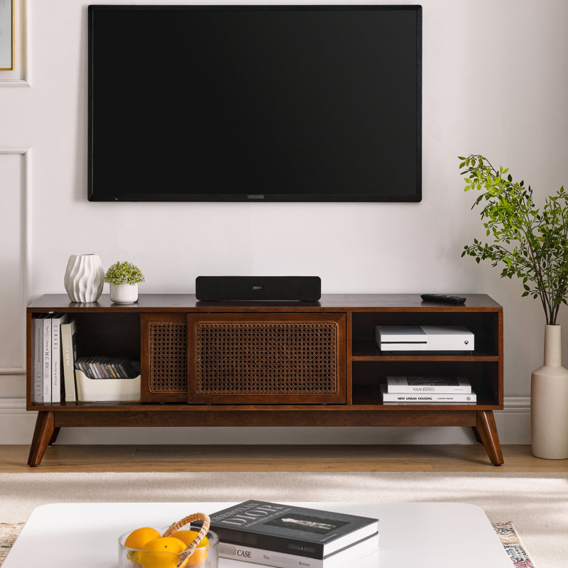 Meuble télé 59 po Mid Century Modern