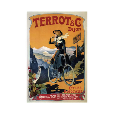 Vintage Ad Poster - Wrapped Canvas Rectangle Print