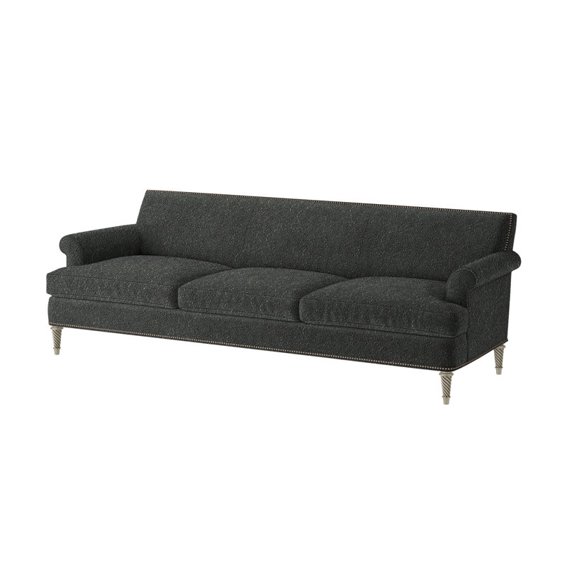Dauphin Sofa, Hipster Gray, Rise Charcoal (Performance fabric) 1357-95