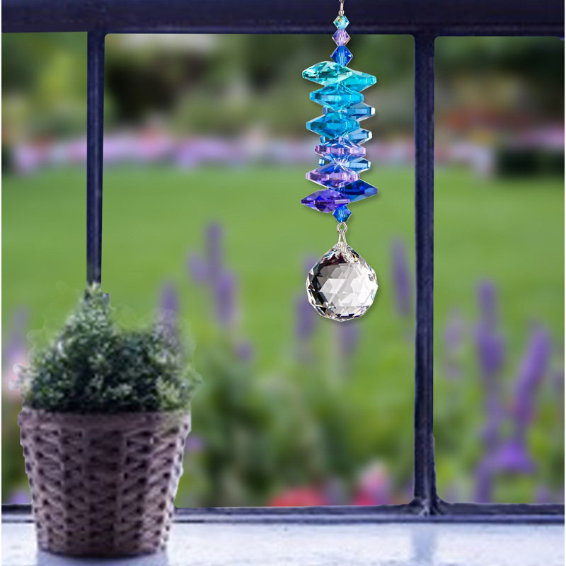 Boule de cristal cascade de glace, Clair de lune, 3.5" H x 1" W x 1" D
