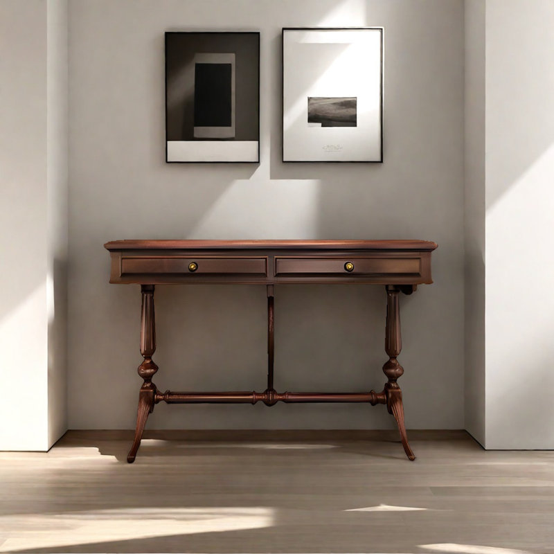 Rural Retro Art Console Table, 34.65" H x 47.24" W x 15.75" D