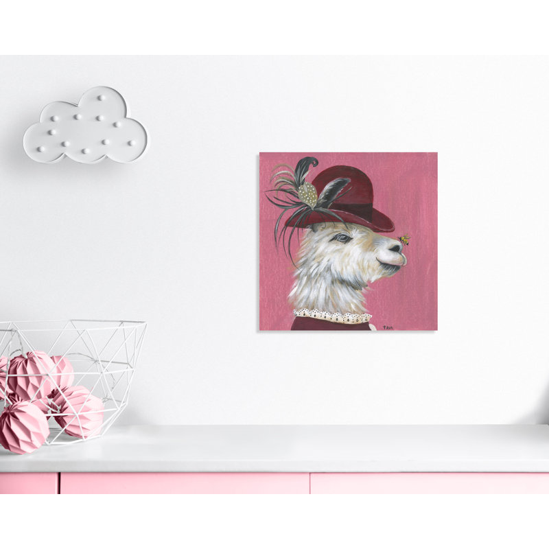Art sur toile llama, H 24 po x l 24 po x P 1,5 po, Toile