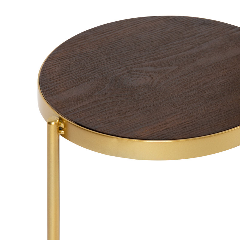 Logan Square Plant Stand 3 Tier, Walnut Brown