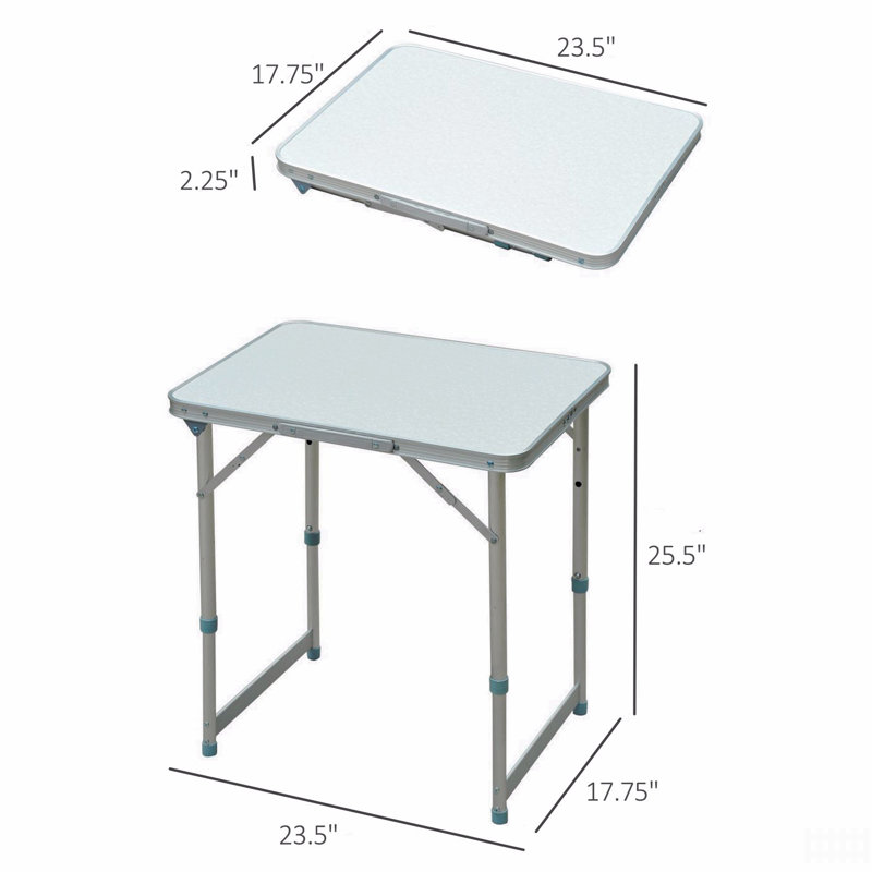 Table de camping portable