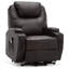 86cm Wide Faux Leather Lift Assist Home Theatre Recliner with Massager-37674071-37674073