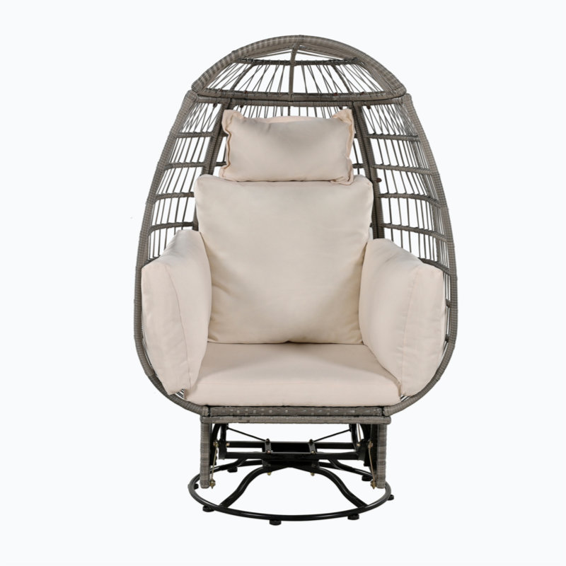 Méridienne rotative Imelia, Gris/beige