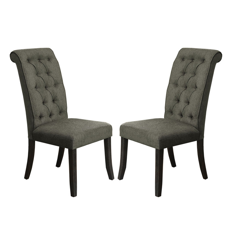 Chaises d'appoint rembourrées en tissu