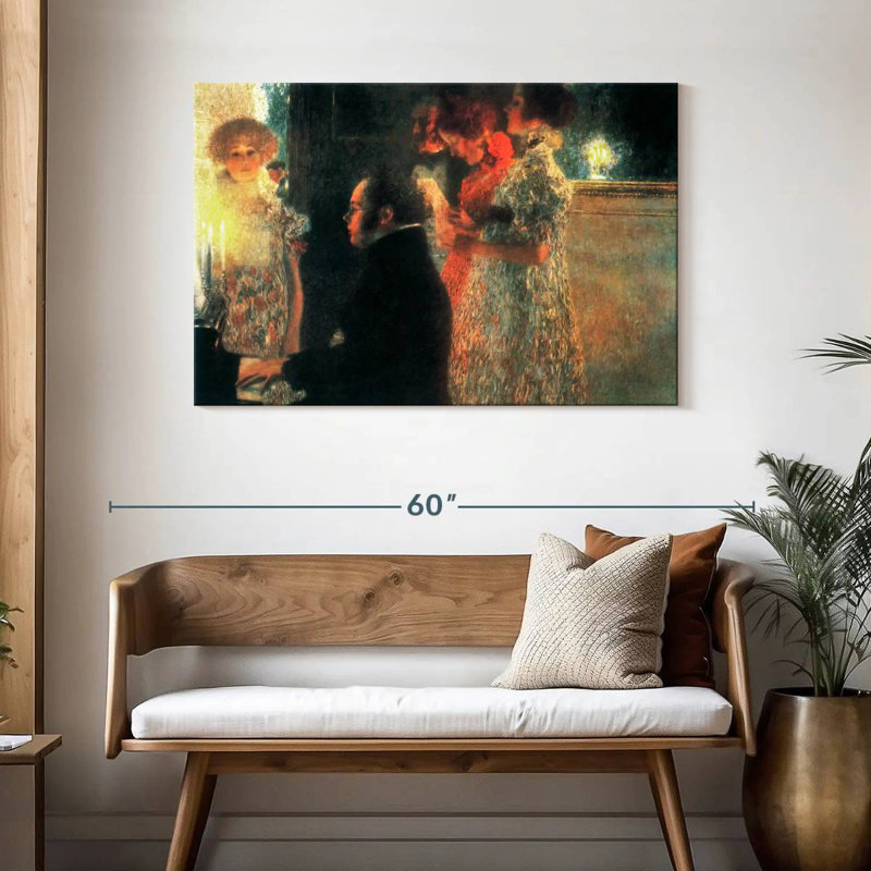 Leisha Schubert At The Piano 1899, 30" H x 45" W