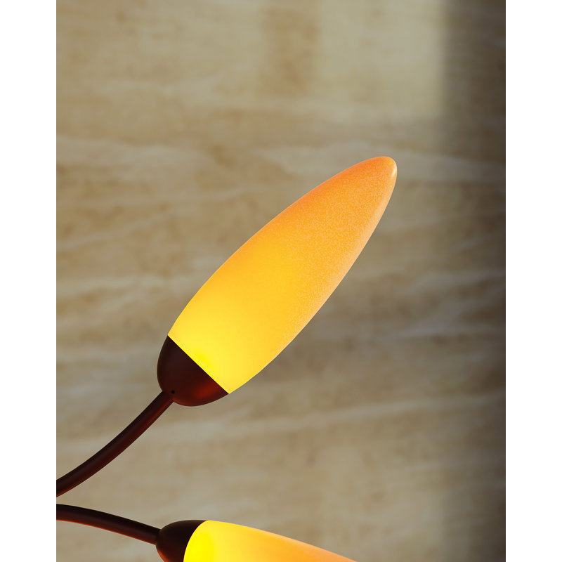 Vines 26 - Light Dimmable LED Sphere Chandelier, Coffee Bronze