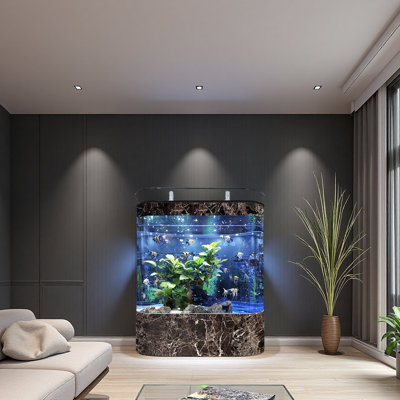 Minimalist Modern Rectangular Eco Aquarium Tank