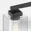 Éclairage de meuble-lavabo carré noir-1702842678