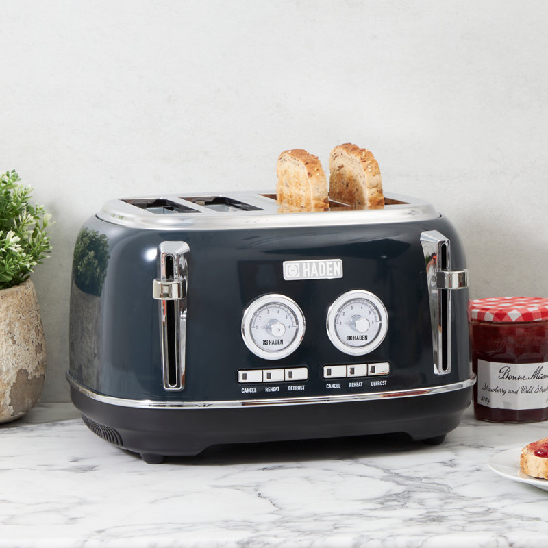 HADEN Jersey Toaster 4 Slice Steel Blue