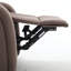 Fauteuil inclinable manuel moderne en similicuir