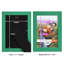 Ensemble de 2 cadres à photo simples en bois 3 po x 5 po noirs-70853743-70853738
