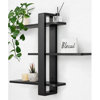 Black Floating Shelf