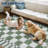 Checkered Rug for Living Room Washable Bedroom Rugs Non Slip Back Modern Classic Area Rug for Kids Boys Bedroom Home Decor Carpet for Dining Room Office-434211333-434211334