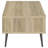 Distressed Pine Engineered Wood Coffee Table With 1 Drawer