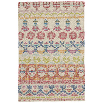 Stony Brook Multi Hand Loom Knotted Cotton Rug