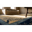 Wool Antique 1920s Blue Ivory Beige Cream White Rectangle Hand Knotted Pile Rug