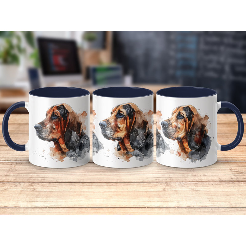Ceramic Coffee Mug, Navy