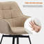 Byun 48cm H Upholstered Metal Armchair-1326517239