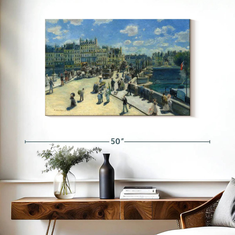 Ravi Pont Neuf Paris, 26" H x 39" W