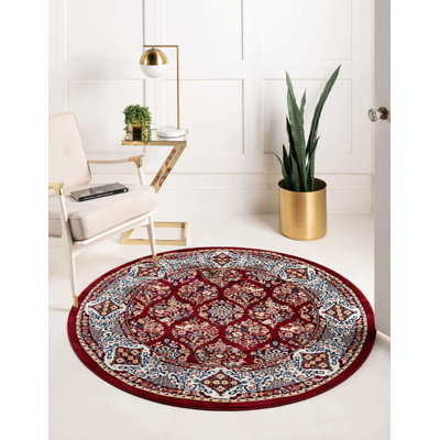 Tapis traditionnel Kelayeh de couleur rouge