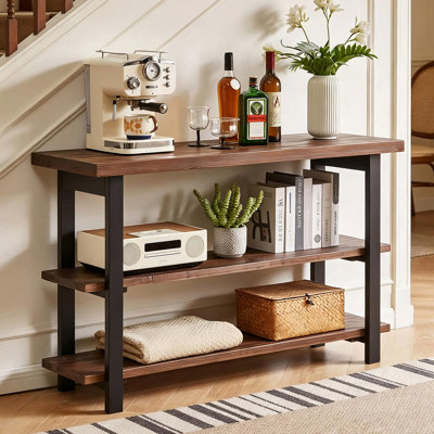 Console en bois massif 48 po