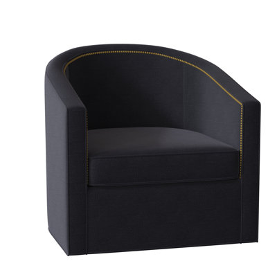 Fauteuil demi-tonneau de 34 po Ambre