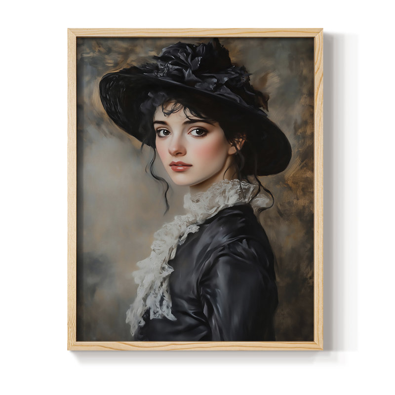 Reproduction encadrée WOMEN Series CXC - bois massif