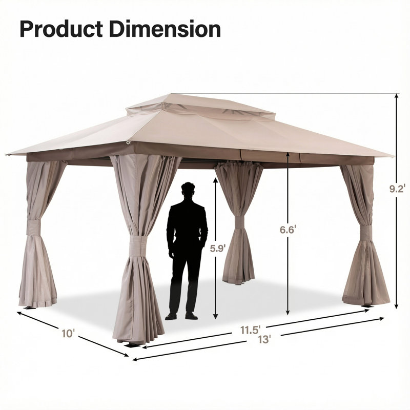 Yardgrace Yardgrace 13 'X 10', Beige