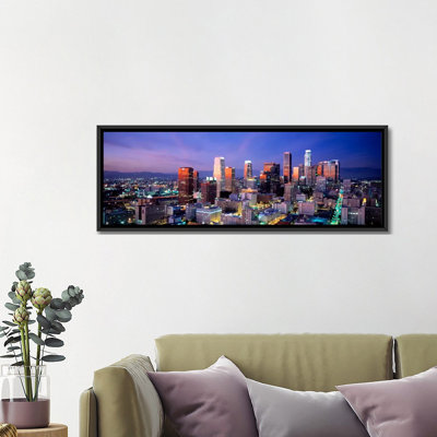 " NightSkyline, Cityscape, Los Angeles, California, USA " by Panoramic Images