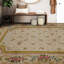 Hand-Knotted High-Quality Beige/Yellow Area Rug