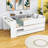 Twin Size Daybed with Twin Trundle, Storage, Desk and USB Charging Station