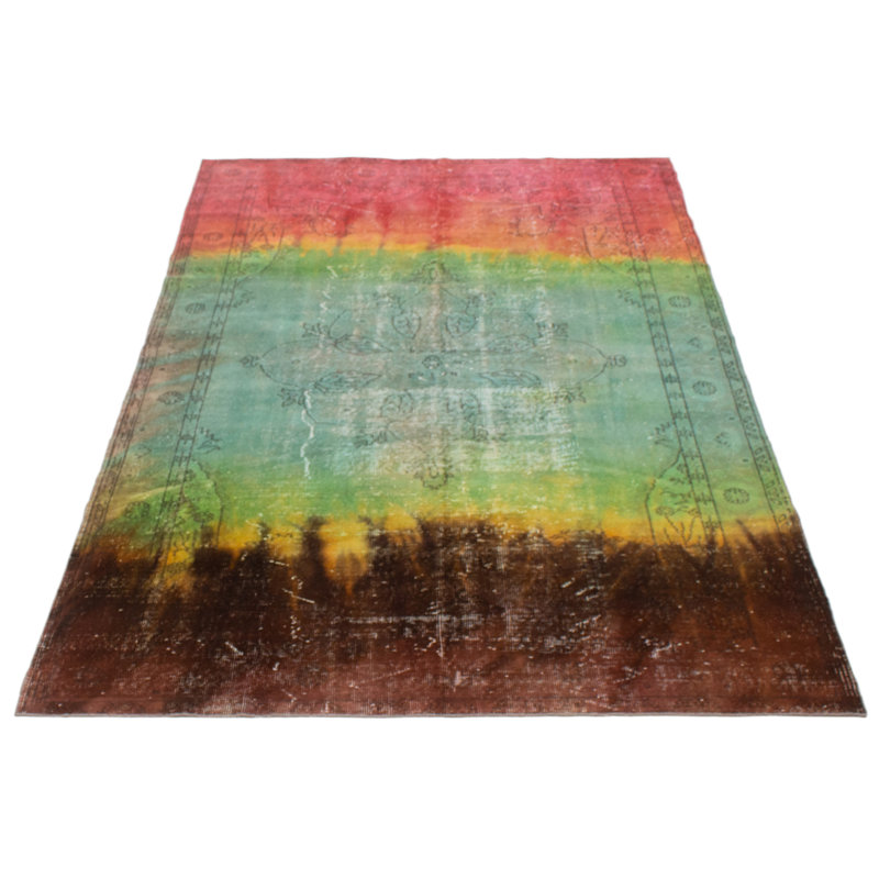 Color Transition Multi Color Rug 5'10" x 9'5"